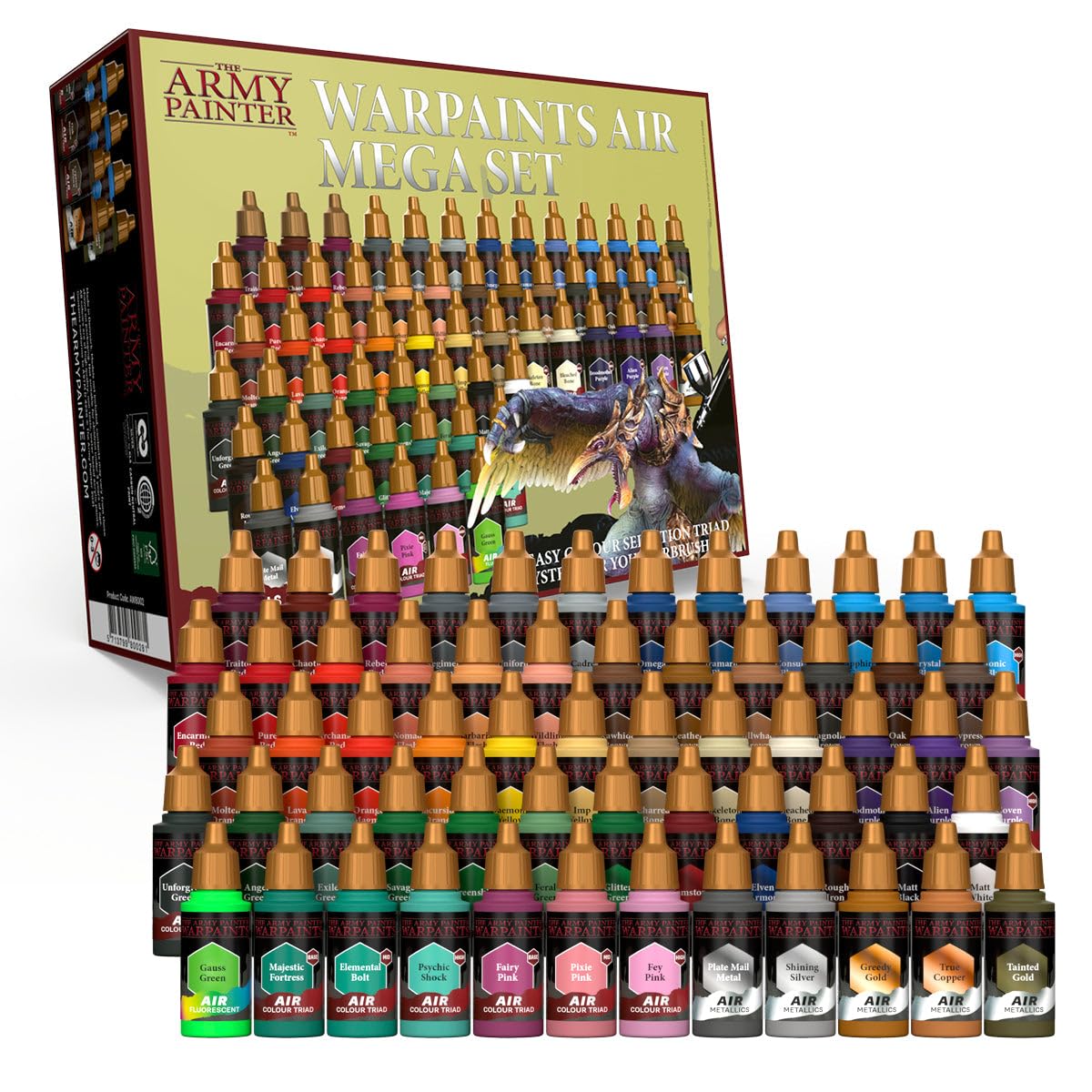 ダニエルジャービス様ARMY PAINTER MEGA PAINT SET50色 Amazon.com: The Army Painter Warpaints Fanatic Mega Set, 50
